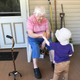 Iris with the author’s son